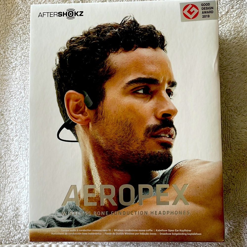 AEROPEX AFTERSHOKZ Wireless Bone Conduction Headphones Cosmic Black